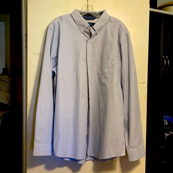 Cody James Core Medium Blue Print Button Down - Picture 1 of 5